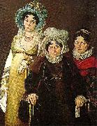 Sir David Wilkie mme morel de tangry and her daughters oil painting picture wholesale